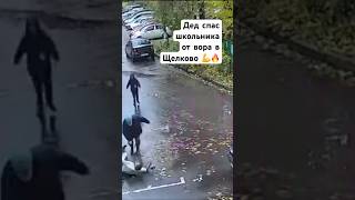 Дед спас школьника от вора в Щелково , укравшего телефон #новости #щелково #рек