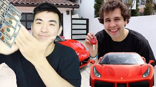 DAVID DOBRIK BUYS A FERRARI | REACTION