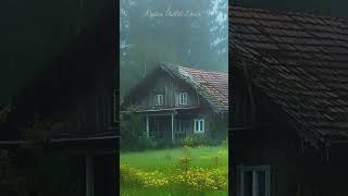 Forest House with Rain #rain #sleep #rainsounds #relaxing #shorts