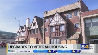 Volunteers help renovate living spaces for veterans transitioning out of homelessness