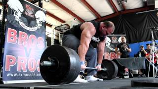 Derek Poundstone 850lb Deadlift