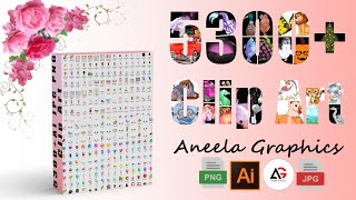 10+GB Clip Art In AI JPG & PNG Files |Aneela Graphics|