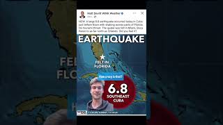 Earthquake felt in Miami…