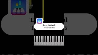 Lose Control - Teddy Swims - Easy Piano tutorial 🎶