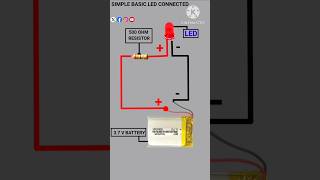 Small size LED connection in step by step electric project##shorts##youtube##vidoes##