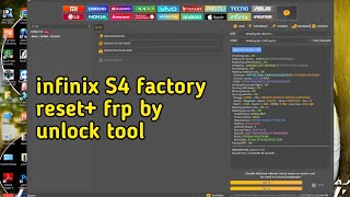 infinix S4 factory reset+ frp by unlock tool one click.