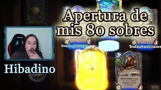 ¡Apertura de sobres de Hibadino! Mis 80 packs de Gadgetzan :D