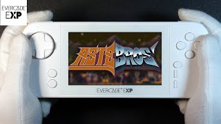 Astebros Evercade EXP Handheld Gameplay