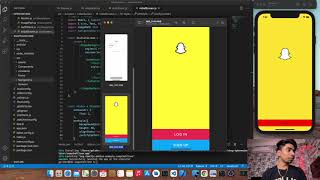 #5 React Native - Complete InitialScreen Make Reusable Components || Snapchat Clone By Gulsher Khan