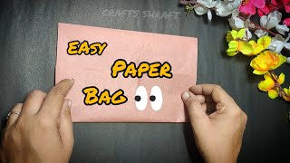 How to make a paper gift bag | Easy paper bag |