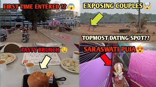 OMG😱|First time malbazar collage jate he ye kya dhekne ko mil gya🤬|couples exposed in saraswatipuja🤯