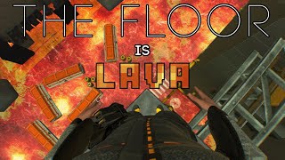 Boneworks but the floor is LAVA