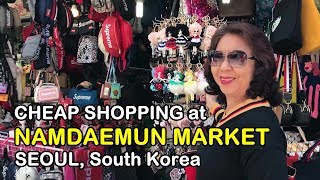 CHEAP SHOPPING at NAMDAEMUN MARKET, SEOUL, SOUTH KOREA. Bicara Indonesia with ENGLISH SUBTITLE.