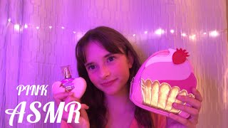 ASMR pink triggers. #asmr #pink