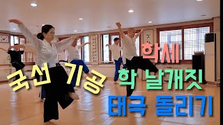 207. 국선기공 7월 기초반 워크샵ㅣKouksun Kigong July Basic class Workshopㅣ국선도ㅣKouksundoㅣ학 날개짓ㅣ양팔 태극 돌리기ㅣ학세