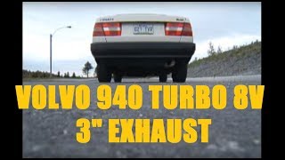 Volvo 940 Turbo 3 inch exhaust