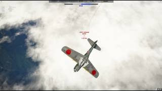 War Thunder - Defending against boom and zoom on the Zero