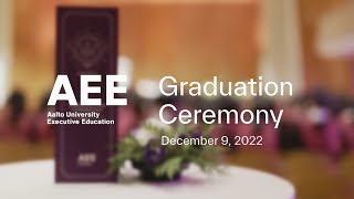 Graduation Ceremony on December 9, 2022