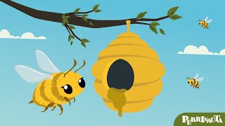 ¿Cómo hacen la MIEL las ABEJAS? / Cuento para niños / Aprende el proceso