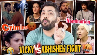 #BIGGBOSS17 : NOMINATED ABHISHEK KHANZADI VICKY NEIL KEY MAN MUNAWAR VICKY VS ABHISHEK  FIGHT