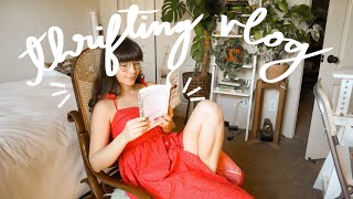 Thrifting for the PERFECT sitting chair | thrifting vlog