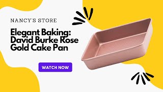 Bake to Perfection with the David Burke 9x2 Inch Baking Pan #review #baking