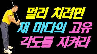 긴 채를 쳐도 멀리 안가는건 채가 가지고 있는 고유의 각도가 무너지기 때문이다