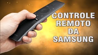 Controle remoto Samsung abrir colocar pilha curiosidades problemas KU6000 KS7000 Tm1640 Ku6400