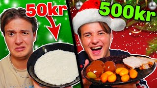 50 kr VS 500 kr JULEMAD!!