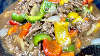 Pepper Steak Recipe | How to Make Pepper Steak