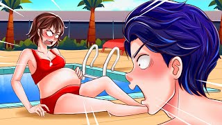 I Got Pregnant In A Public Pool | My Life Animated