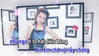 Karaoke Tương tư nàng ca sĩ # ST Kông Thanh Bích # NHẠC SỐNG KTV