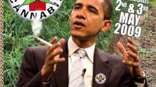 Obama in Nimbin MardiGrass 2009 Cannabis Rally