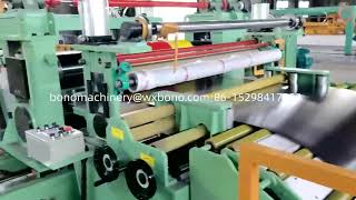 0.3-3x1650mm Slitting መስመር ማሽን2+3 with exit shear Shanghai