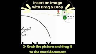 Add a picture with Drag & Drop #wordtutorial #insert #picture