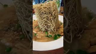 NOODLE TOWER EGG SAUCE #Shorts