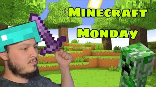 ⛏️ Minecraft Monday⛏️ Making Land and decorating my yard! #minecraftmonday #minecraft #live #shorts