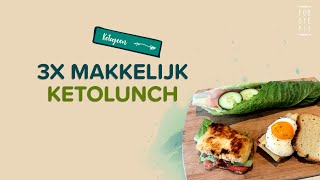 Makkelijkste glutenvrije en suikervrije lunches // 3 KETO LUNCH RECEPTEN