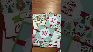 One Sheet Wonder Christmas Cards #cardmaking #christmas