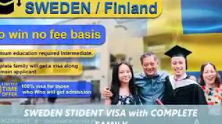 HOW TO APPLY FOR SWEDEN STUDENT VISA WITH FAMILY ON LOW GRADES. (OFFER EXPIRES IN MARCH 2019).