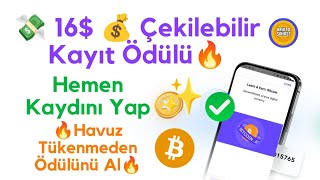 🔥16$💰 Çekilebilir Kayıt Ödülü 💸Hemen Kaydını Yap Havuz Tükenmeden!