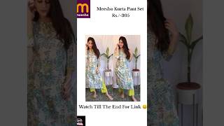 meesho kurta pant set RS./-305 |meesho kurta set | meesho green kurta set #kurtaset #meesho #grwm