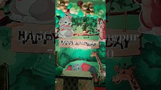 #shortvideo /#birthdaycelebration /jungle theme birthday party video/#jungletheme