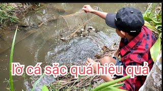 Test lờ cá sặc chạy luôn cua và lươn #fishtrap