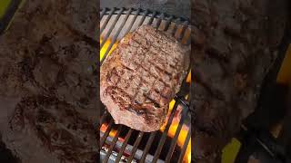 flame grilled ribeye on the weber #cooking #food #outdoorcooking #outdoorgrill #bbq