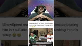 🤯 Speed Reaction After Beaten in Subscribers by his idol Ronaldo - Pakistani Boy Reaction