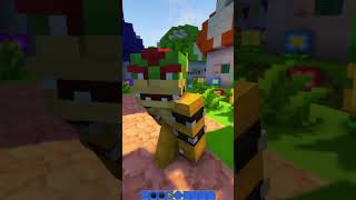 Bowser Jr. Goes to McDonalds! #minecraft #mariominecraft #mcdonalds #minecraftroleplay #sml #shorts