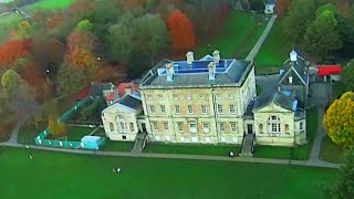 Flight to Cusworth Hall  - an 18th Century stately home.