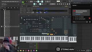 Making a melodic minimal  techno track in Fl Studio from scratch (FREE FLP) (Stream #204)