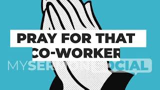 Church Social Media Pray for co worker